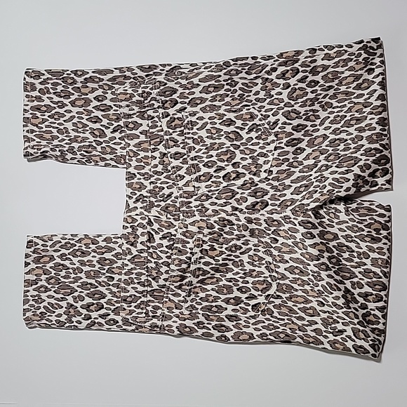Chicos Pants So Slimming Girlfriend Slim Ankle Animal Cheetah Leopard Print 4R - Picture 2 of 12